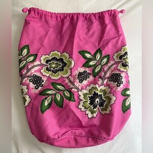 Vera Bradley Laundry Bag in Priscilla Pink